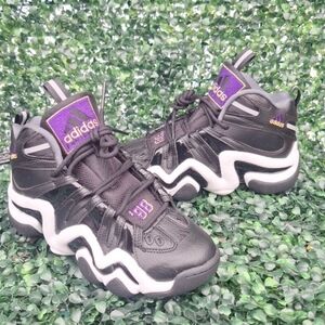 adidas Crazy 98 Core Black/Regal Purple/Footwear White ID6189 Youth Sz 5.5